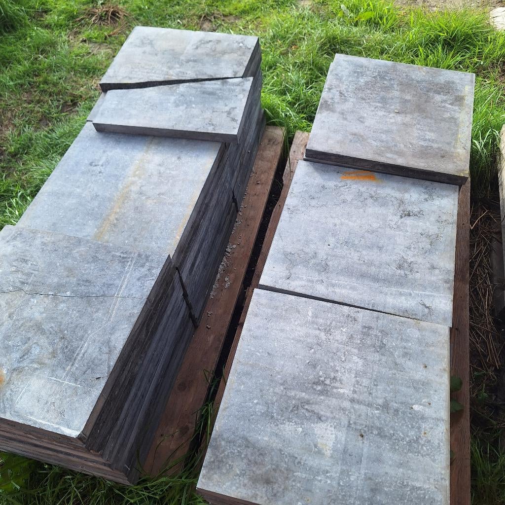 Belgische blauwe steen, Doe-het-zelf en Bouw, Tegels, Ophalen, Hardsteen, Overige typen, Zo goed als nieuw