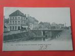 Hal Le pont du canal de charleroi  entrée de la ville, Verzamelen, Postkaarten | België, Ophalen of Verzenden, Voor 1920, Gelopen