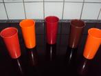 Tupperware,5 retro mini- bekertjes in retro kleuren*Sixties*, Ophalen of Verzenden