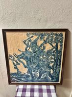 2 x Thaise tempelwrijfkunst op rijstpapier, Antiek en Kunst, Ophalen