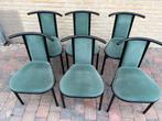 6 keukenstoelen, Huis en Inrichting, Stoelen, Ophalen, Gebruikt, Overige kleuren, Metaal