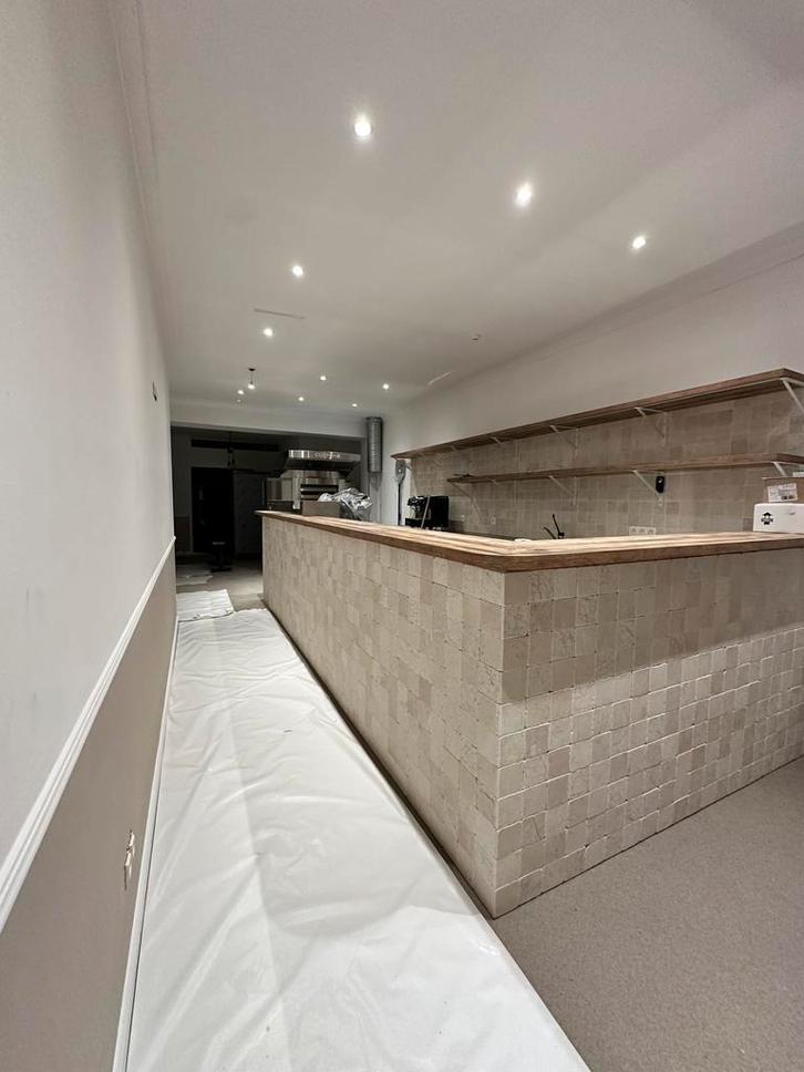 Echt Marmer Tegels – Crema Winter Tumbled 10x10, Bricolage & Construction, Dalles & Carrelages, Neuf, Carrelage mural, Marbre