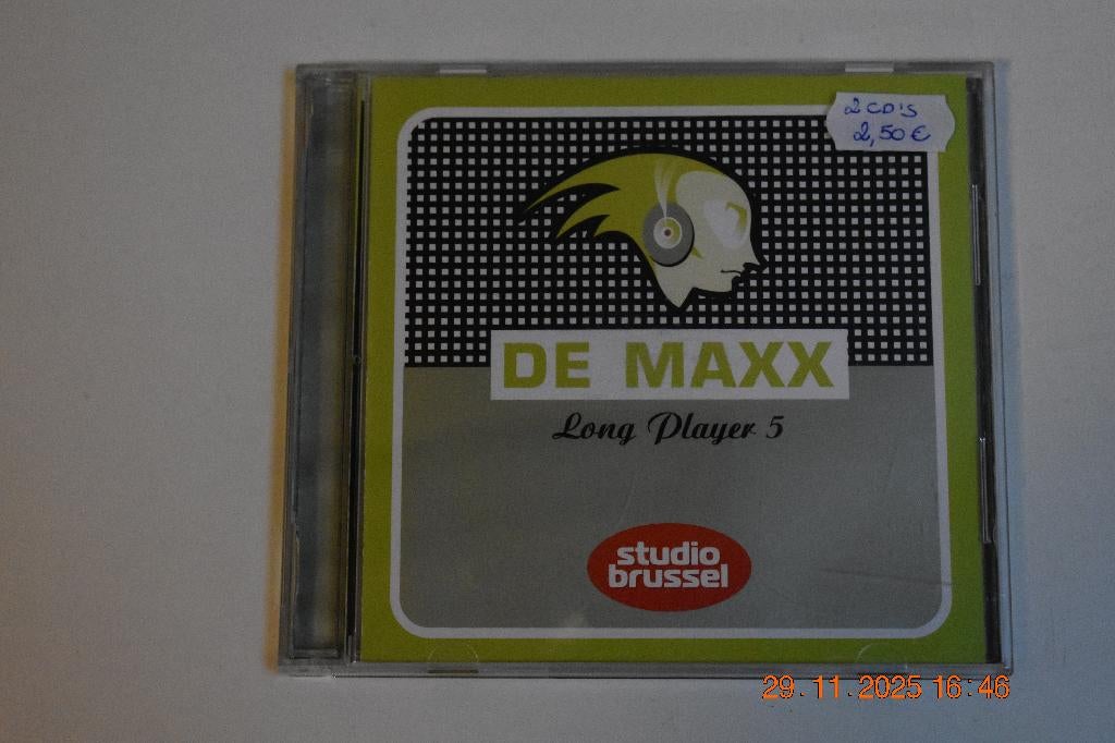 6 cd's : "Studio Brussel - De Maxx - Long Player", Ophalen of Verzenden, Gebruikt