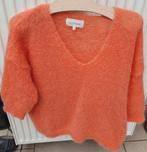 Vintage: Maison Anje Lerecif papaye trui maat S (82% mohair), Maison Anje, Oranje, Ophalen of Verzenden, Zo goed als nieuw