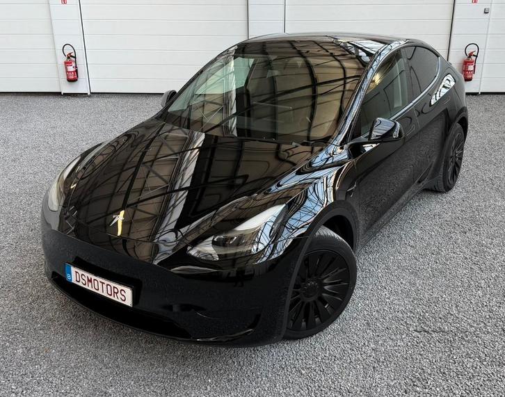 Tesla Model Y RWD | Made in Berlin | Matzwarte wheelcovers, Auto's, Tesla, Bedrijf, Te koop, Model Y, 360° camera, ABS, Achteruitrijcamera
