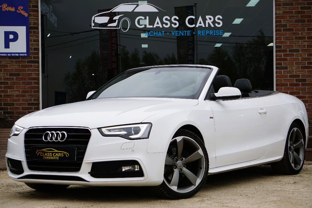 AUDI A5 Cabriolet 1.8 TFSI S-LINE AUTO CAM CRUISE CUIR 6b, Auto's, Audi, Bedrijf, A5, Benzine, Euro 6, Cabriolet, 3 deurs, Automaat