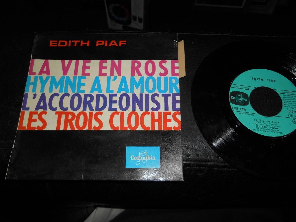 45T 4 pistes Edith Piaf avec languette, Enlèvement ou Envoi