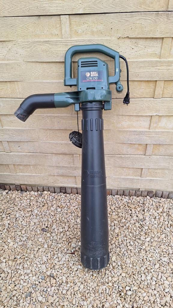 Black en decker bladblazer en zuiger, Ophalen, Zo goed als nieuw, Elektrisch