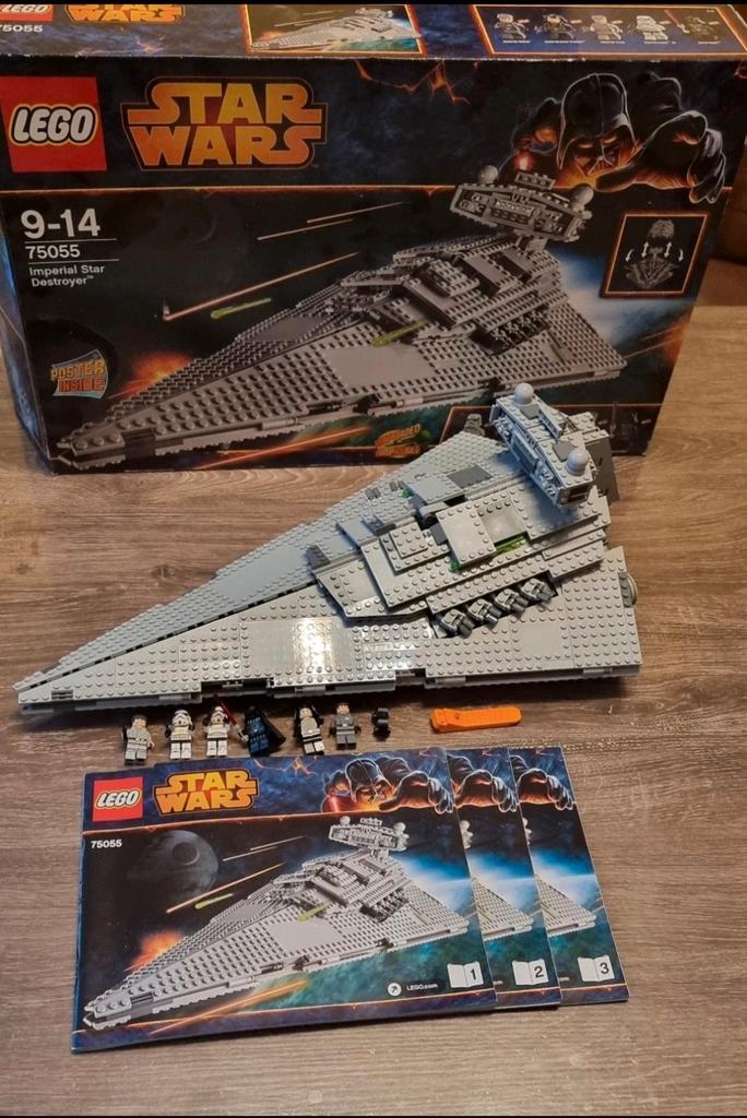 Lego Star Wars 75055 Imperial Star Destroyer, Kinderen en Baby's, Speelgoed | Duplo en Lego, Gebruikt, Lego, Complete set, Ophalen
