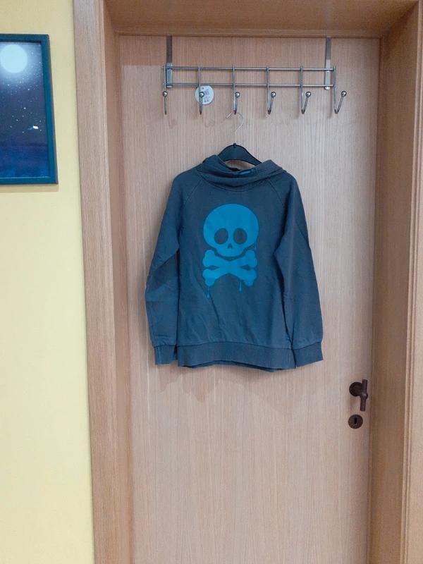 Groggy grijze jongenstrui met capuchon van JBC — 9/10 jaar, Kinderen en Baby's, Kinderkleding | Maat 134, Gebruikt, Jongen, Trui of Vest