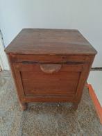 Meuble utilitaire du XIXe siècle en bois avec cuvette., Antiek en Kunst, Ophalen