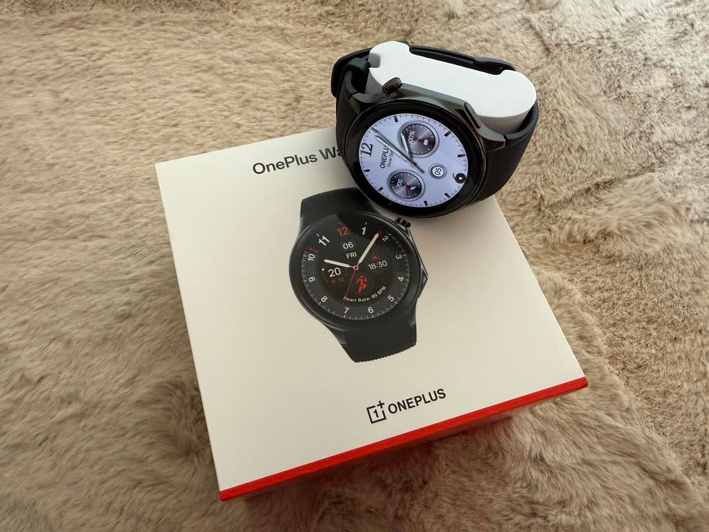 OnePlus Watch 2 - Zo goed als nieuw!, Zwart, Ophalen of Verzenden, Zo goed als nieuw, Waterdicht