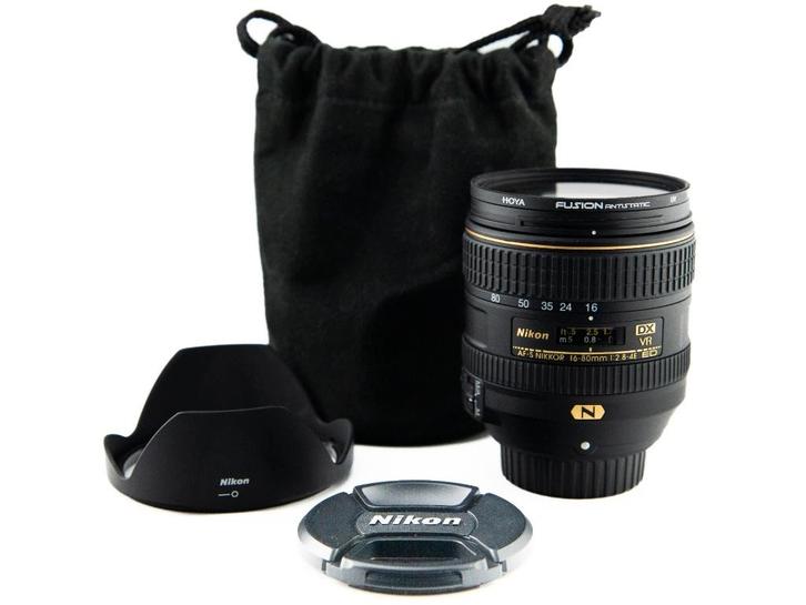 Nikon AF-S DX NIKKOR 18-80mm f/2.8-4E ED VR – Comme neuf, Audio, Tv en Foto, Foto | Lenzen en Objectieven, Ophalen of Verzenden