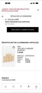 Tete de lit HM HOME, Maison & Meubles, Enlèvement