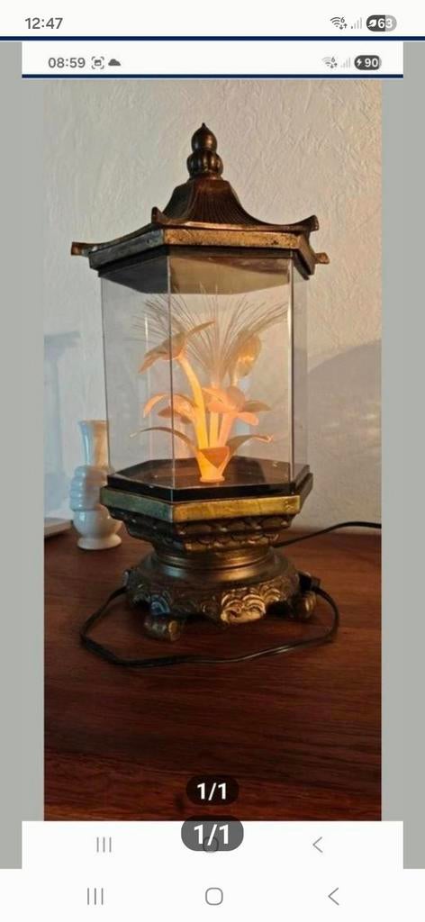 Zie foto vintage lamp, Ophalen