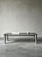 Vintage Italiaanse chroom salontafel, Ophalen, Glas