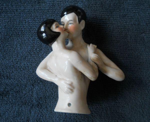 Couple Art déco en porcelaine, Antiquités & Art, Antiquités | Porcelaine, Enlèvement