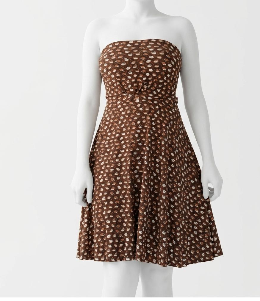 Robe d'été brune élégante, Vêtements | Femmes, Enlèvement ou Envoi, Comme neuf, Taille 38/40 (M), Brun