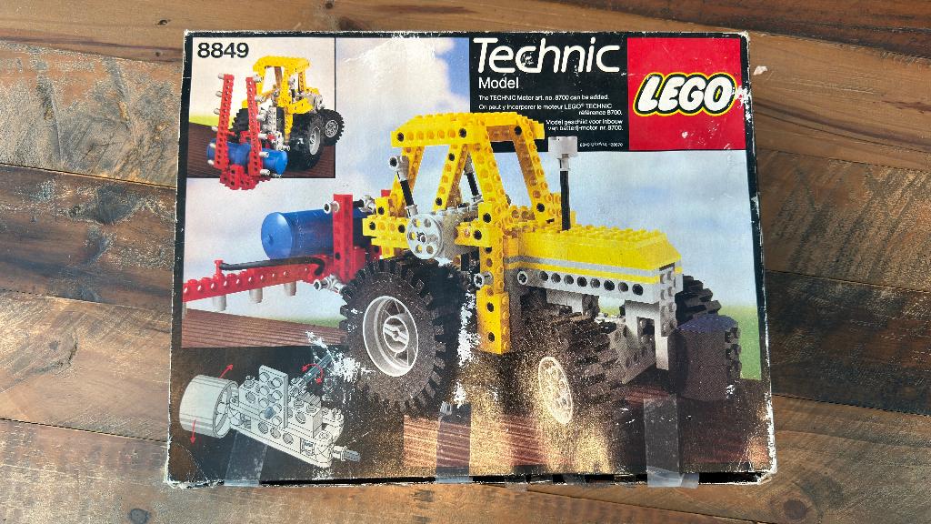 Vintage LEGO Technic 8849 Tractor, Gebruikt, Lego, Overige typen, Ophalen of Verzenden