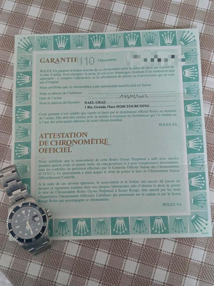 Rolex Submariner Date 16610 (2002) — Bon état — Entretenue, Bijoux, Sacs & Beauté, Montres | Hommes, Utilisé, Montre-bracelet