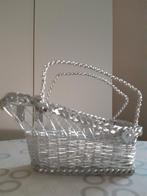 Gevlochten mandje voor wijnfles, Ophalen of Verzenden, Zo goed als nieuw, Ovaal, Mand