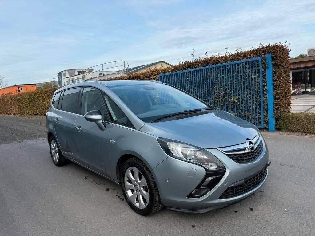 OPEL ZAFIRA TOURER / 1.6 D ECOFLEX / EURO 6 / Vol Opties, Auto's, Opel, Voorwielaandrijving, Monovolume, 4 cilinders, Leder en Stof