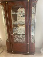 Vitrine en noyer avec verre, Maison & Meubles, Armoires | Vitrines, 25 à 50 cm, Comme neuf, 100 à 150 cm, Enlèvement