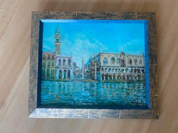 Schilderij met zicht op Venetië beschikbaar voor biedingen