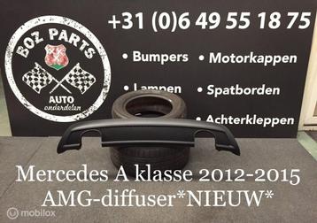 Mercedes A klasse A176 achterbumper diffuser AMG NIEUW