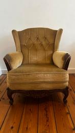 Fauteuil bergère vintage, Enlèvement, Comme neuf, Bois