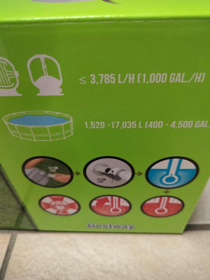 Bestway 58259 zwembadverwarming, Tuin en Terras, Zwembad-toebehoren, Zo goed als nieuw, Ophalen of Verzenden