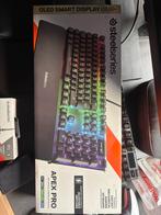 Steelseries apex pro mechanical gaming keyboard, Computers en Software, Toetsenborden, Ophalen, Gaming toetsenbord, Azerty, Zo goed als nieuw