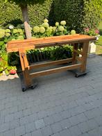 Oude werkbank lengte 1m94cm hoogte 85cm breedte 76cm, Antiek en Kunst, Ophalen