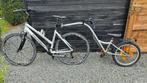 Aanhangfiets mét fiets 3x12 medium, Fietsen en Brommers, Fietsaccessoires | Aanhangwagens en Karren, Ophalen, Gebruikt, Aanhangfiets
