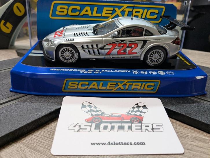 Slotcar 1/32  Scalextric Mercedes SLR McLaren 722 GT, Kinderen en Baby's, Speelgoed | Racebanen, Nieuw, Racebaan, Carrera, Verzenden