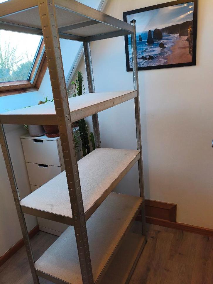 2 stevige stellingkasten / heavy duty rekken, Huis en Inrichting, Kasten | Stellingkasten, Gebruikt, Ophalen