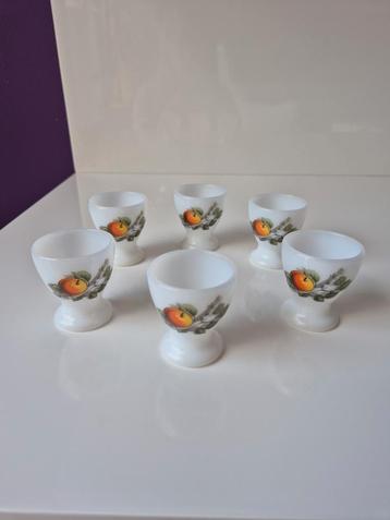  Lot de 6 coquetiers Arcopal “Fruits de France” beschikbaar voor biedingen