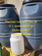 plastiek ton met draaideksel, 150 liter of meer, Ophalen, Zo goed als nieuw, Kunststof