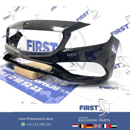 W176 A KLASSE FACELIFT AMG VOORBUMPER ZWART 2012-2018 origin, Auto-onderdelen, Carrosserie, Bumper, Mercedes-Benz, Voor, Gebruikt