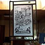 2 glasramen : de meubelmaker en de schrijnwerker, Antiek en Kunst, Ophalen
