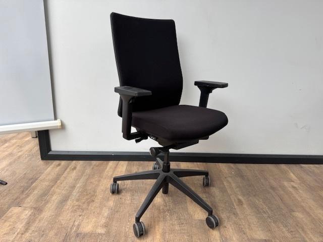 Sedus se:do pro bureaustoel gebruikt, Huis en Inrichting, Zitzakken, Zwart, Ophalen of Verzenden