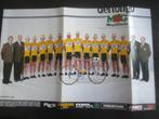wielerposter del tongo 1991 cipollini  ballerini, Verzenden, Zo goed als nieuw