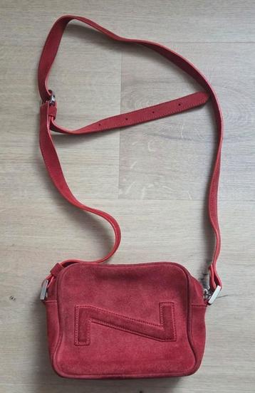 Schoudertas Nathan, Rouge, Autres marques, Cuir, Enlèvement ou Envoi