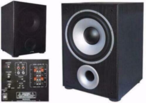 Actieve Subwoofer 100 Watt Zwart, Audio, Tv en Foto, Luidsprekerboxen, Nieuw, Subwoofer, 120 watt of meer, Overige merken, Ophalen of Verzenden