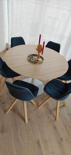 Ronde tafel Juntoo, Huis en Inrichting, Ophalen, Rond, Zo goed als nieuw, Vijf personen of meer