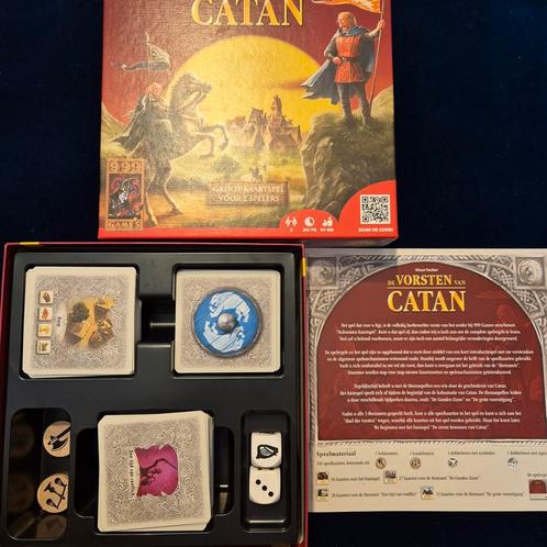 de Vorsten van Catan - kaartspel voor 2 spelers, Hobby en Vrije tijd, Gezelschapsspellen | Kaartspellen, Zo goed als nieuw, Een of twee spelers