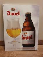 Metaal Reclamebord - Duvel -, Ophalen of Verzenden, Gebruikt, Reclamebord, Plaat of Schild, Duvel