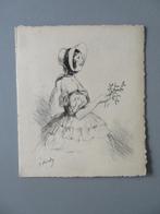 Kunsthandelaar Henry Le Beck Anvers reclame ets Jean Hardy, Antiek en Kunst, Verzenden