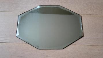 Ancienne plaque miroir en verre