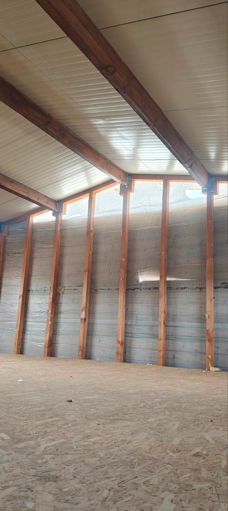 Sandwichpanelen onder en boven alu-afwerking 90mm dik, Doe-het-zelf en Bouw, Dakpannen en Dakbedekking, Gebruikt, Ophalen